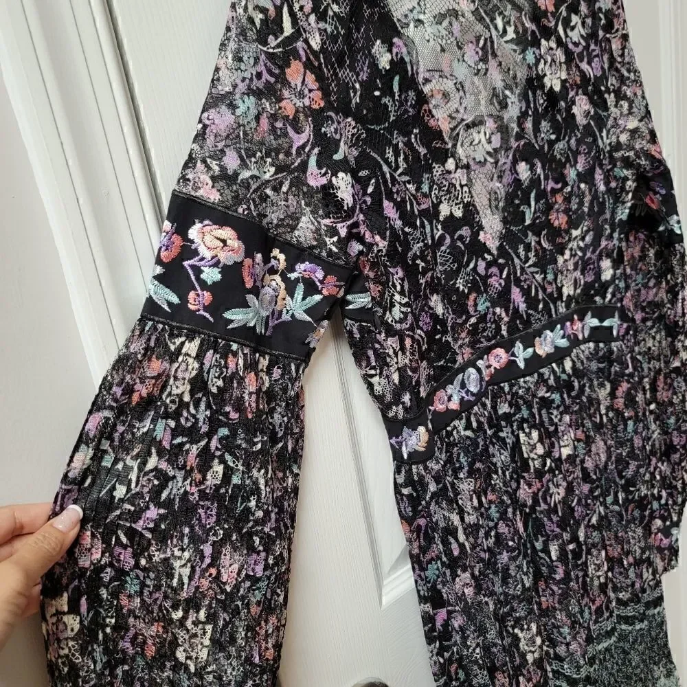 Free People Cherry Blossom Lace Dress 4